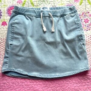 Old Navy Mini Skirt Low Girls Jean Stretch/Size Medium L(10-12)